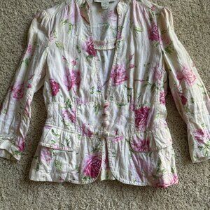 Vintage Banana Republic linen Blazer